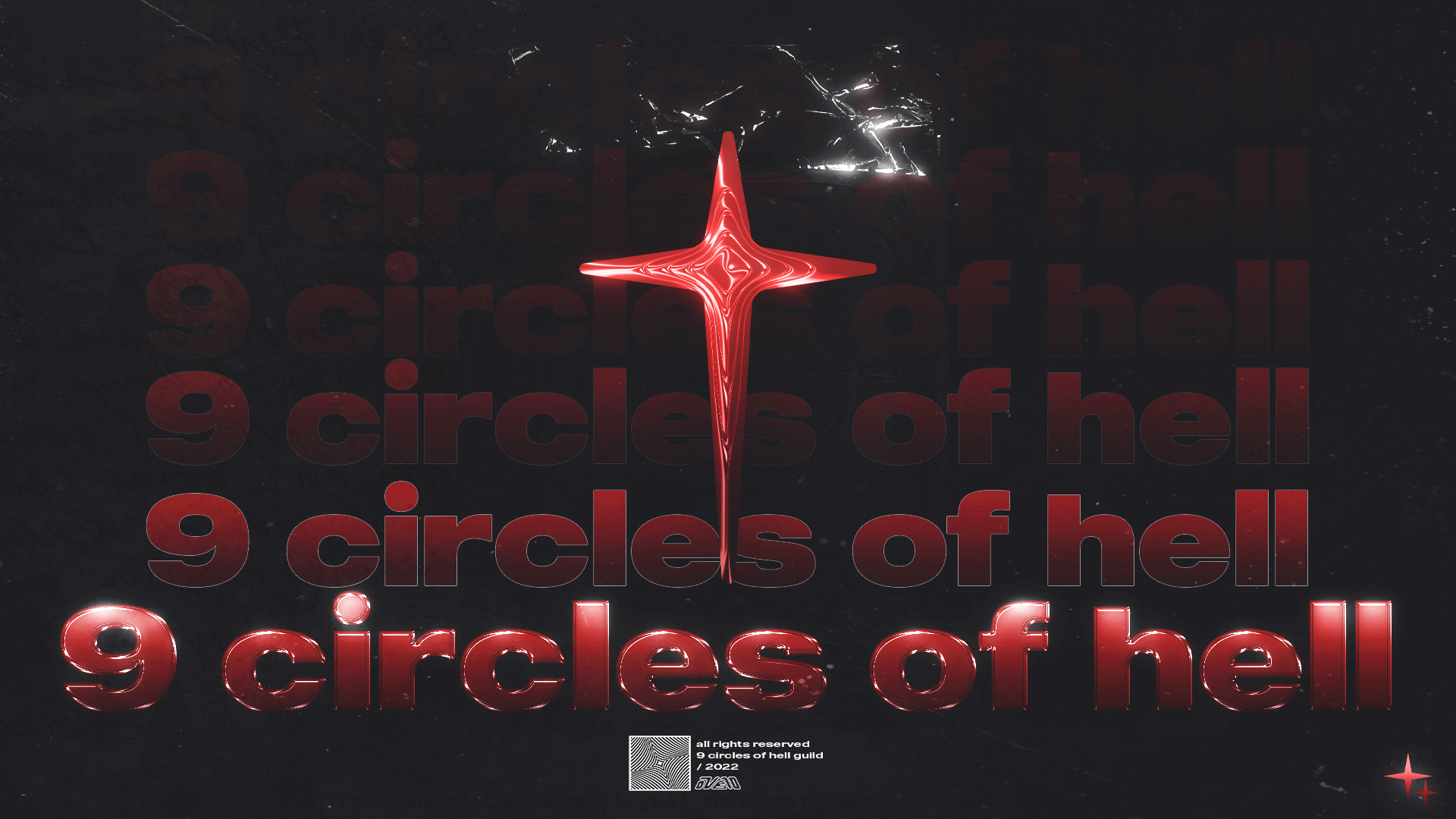 9 circles of hell background